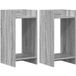 Maison Exclusive - Pied de plante 2 pc Sonoma gris 30 x 30 x 60 cm