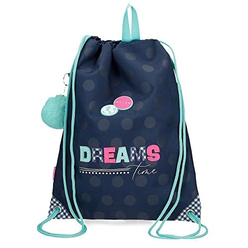 MOVOM Dreams Time rugzak, blauw, 32 x 42 cm, polyester, Rosa Roja, rugzak