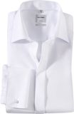 OLYMP Luxor comfort fit overhemd - smoking overhemd - wit - katoen - Kent kraag - strijkvrij - maat 40