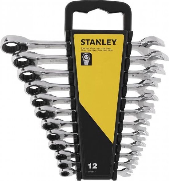 Stanley STMT82847-0 Rinsteeksleutelset met ratelring 12-delig