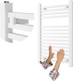 Granitan Handdoekradiator Bergen - 60x40cm - Wit - Ladderdesign