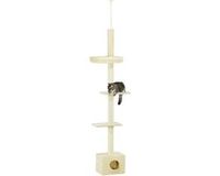 PawHut Kattenboom Spaanplaat 40x31x270cm Beige