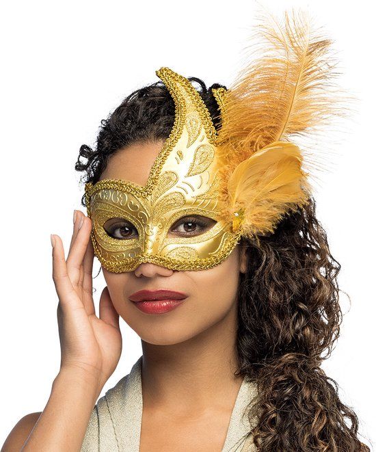 Boland - Masker Venice prezioso goud
