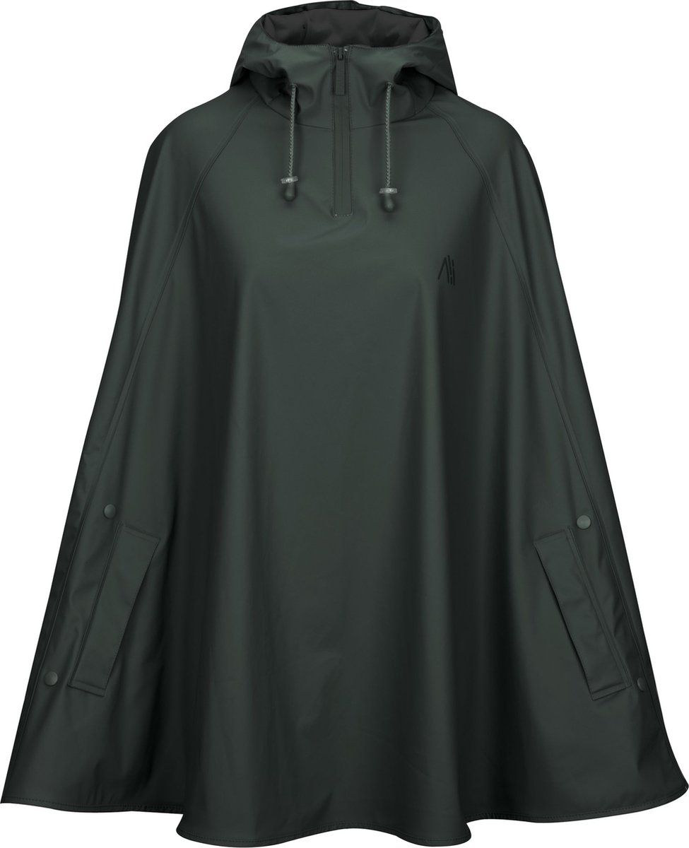 Ralka Regenponcho Senior - Sizzle - Donkergroen - L/XL