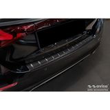Zwart Avisa Zwart RVS Achterbumperprotector compatibel met Mercedes E-Klasse W214 Sedan 2023- 'Ribs'