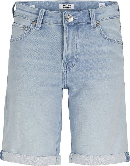 JACK&JONES Jongens Bermuda shorts JJIRICK JJICON SHORTS GE 118 I.K SN JNR - Maat 140 - Blauw Denim