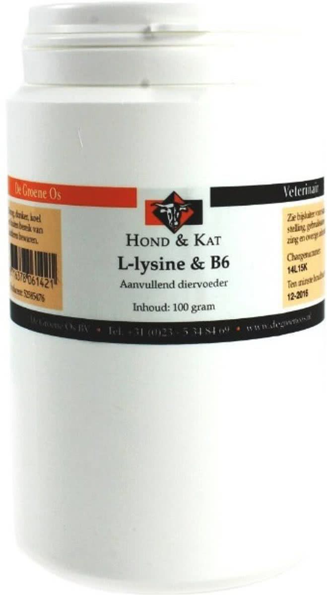 Groene Os L-Lysine & B6 Poeder 100gr - 8716378061421