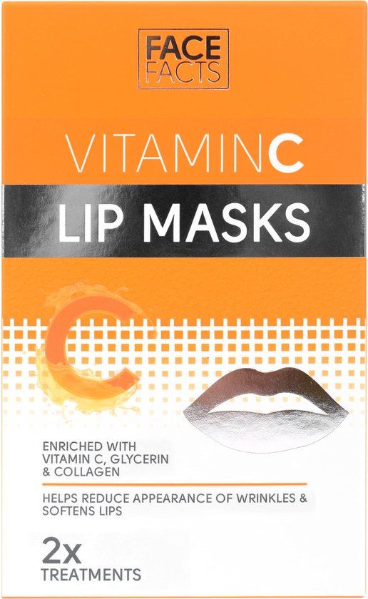 Face Facts Gezichtsmasker Vitaminc 2 Stuks