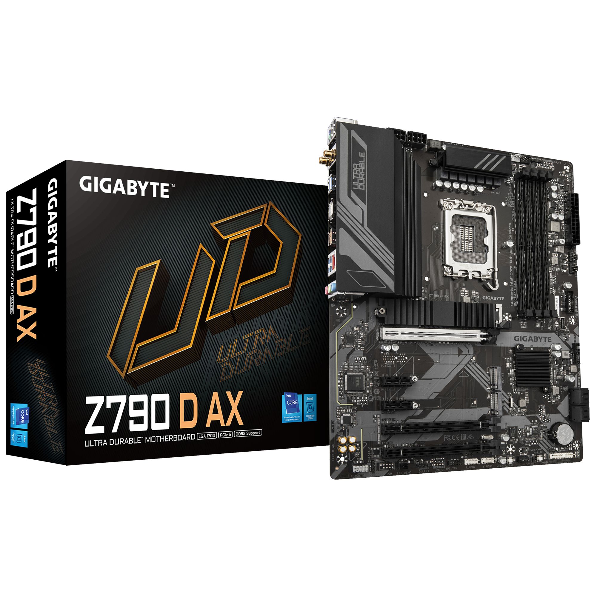 Gigabyte Z790 D AX - Moederbord - ATX - Intel Z790 Express - LGA 1700 - DDR5 - Wi-Fi 6E