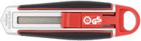 WEDO Safety-Cutter met lang lemmet, mesje: 18 mm, rood/zwart