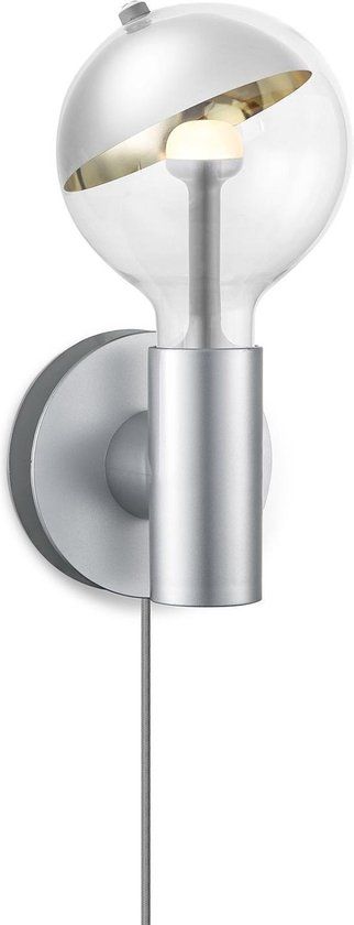 Home Sweet Home Move Me wandlamp Wally - zilver goud