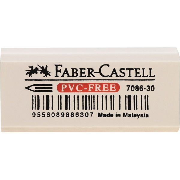 Faber-Castell Vlakgum - Wit - 1 Stuk