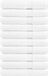 vidaXL Saunadoeken SOLUND 10 st 600 g/m² 80x200 cm groen