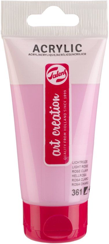 Talens Art Creation Acrylverf tac 361 lichtroze tube 75ml | 3 stuks