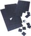 Franken magneetplaten - 20 mm x 20 mm - Zwart - 50 stuks