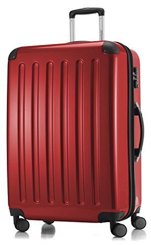 Hauptstadtkoffer - Alex - harde koffer met 4 dubbele wielen, trolleykoffer, uitbreidbare reiskoffer, TSA, 75 cm, 119 liter, rood