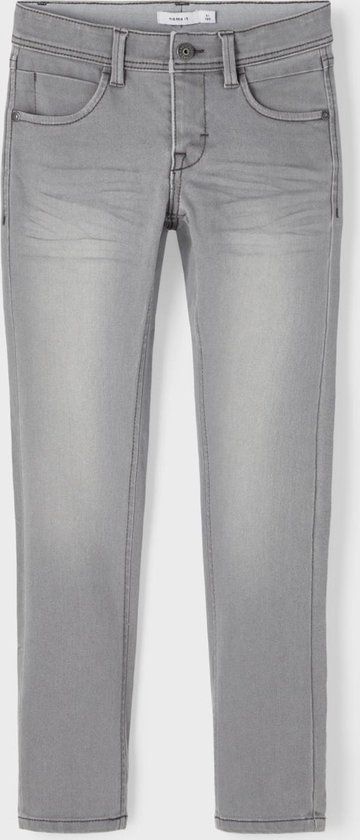 NAME IT NKMSILAS XSLIM Jeans - Boys - Size 164 - Medium Grey Denim