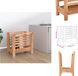vidaXL Tijdschriftenrek 40x26,5x38,5 cm massief walnotenhout
