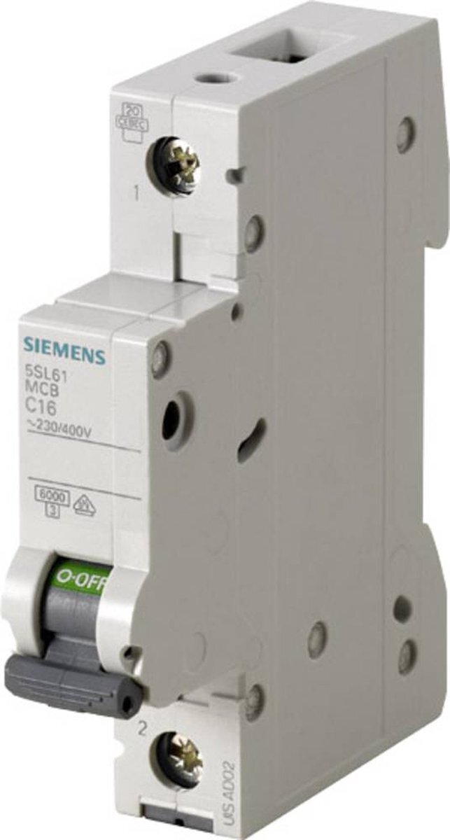 Siemens Zekeringautomaat 1-polig 25 A 230 V, 400 V 5SL6125-7