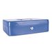 DONAU 5234001PL-10 geldcassette, extra groot, 300 x 90 x 240 mm, blauw