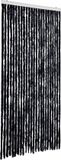 vidaXL Vliegengordijn, antraciet, 100 x 230 cm, chenille