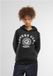Miss Tee Lovers Club Fluffy Hoodie/trui - Zwart - Maat XL