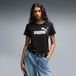PUMA ESS METALLIC No. 1 Logo T-shirt pour femmes XXL, Black Metallic Silver