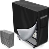 Merkloos Beschermhoes Vouwbed - 99 x 38 x 114 cm - Zwart