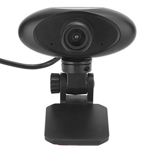Ccylez Webcam met microfoon, streamingcomputer 720p HD-webcams, 360 graden roterende gratis schijf USB-webcamera voor videoconferenties, klas online