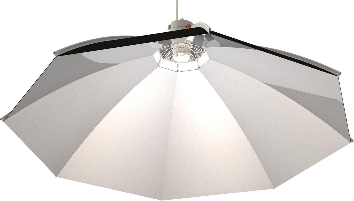 Secret Jardin Daisy Reflector Ø80cm CMH, 315Watt - Zwart/Zilver