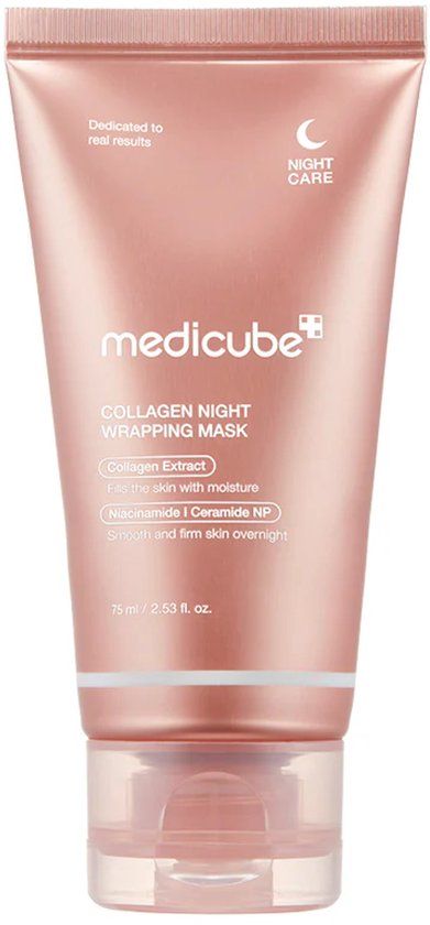Ikzee Medicube - Collagen Night Wrapping Mask - 75ml - Hydraterend en Verstevigend - Koreaans Gezichtsmasker - Unisex