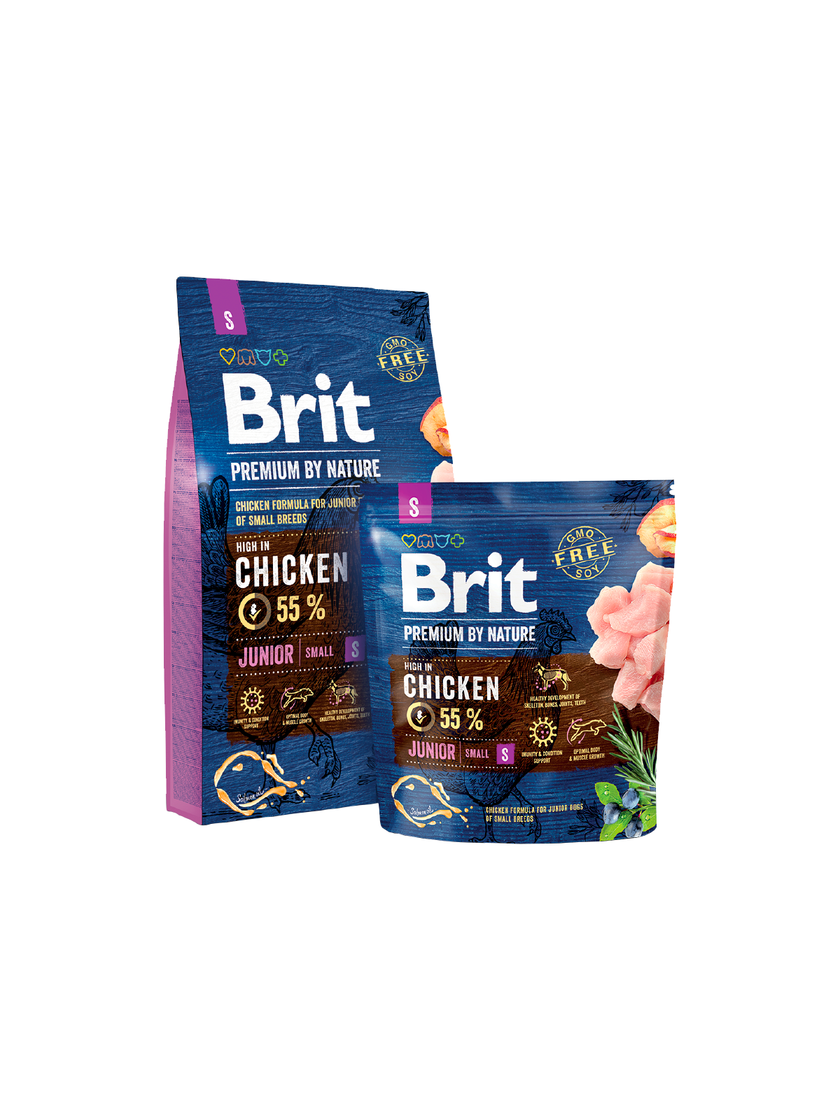 Brit Premium by Nature Junior S - 8 kg