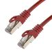 Netwerkkabel S/FTP PIMF Cat. 7 0,50 meter rode patchkabel Gigabit Ethernet LAN DSL CAT7-kabel