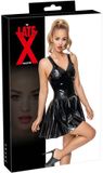 Late X OV-Großhandel Latex Mini Jurk XL Zwart