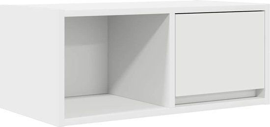 vidaXL Tv-meubel 60x31x25,5 cm bewerkt hout wit