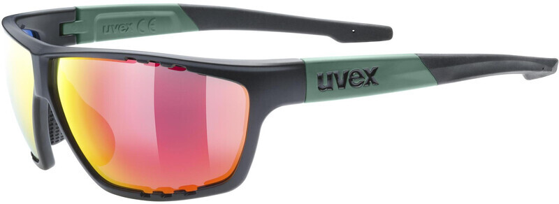 UVEX Sportstyle 706 Glasses, zwart/rood