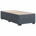 VidaXL Cadre de lit sans matelas, gris foncé, 80x200 cm, velours