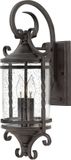 Hinkley LED Wand Buitenlamp Casa | 2X E14 Max 40W | IP44 | Dimbaar | Olde Black
