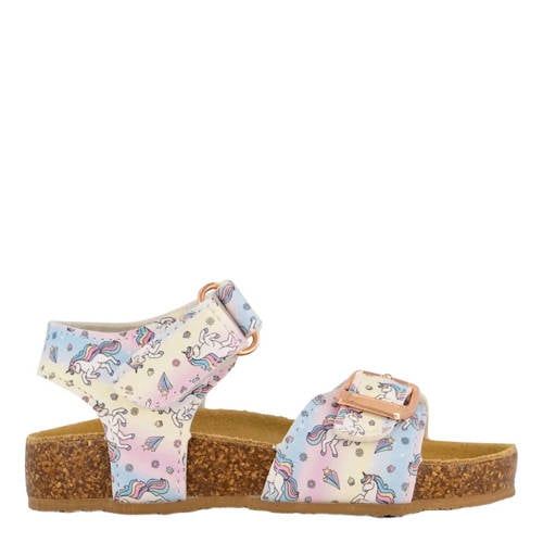 Graceland sandalen roze/geel/blauw