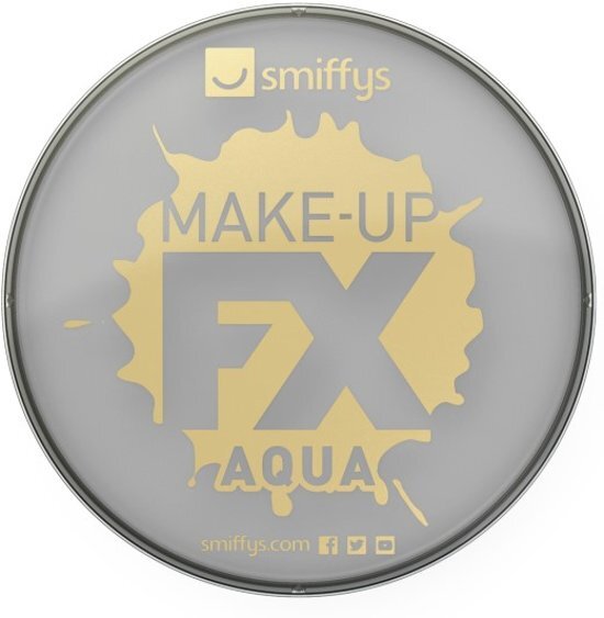 Smiffys Make-Up Fx, Licht grijze Schmink op waterbasis