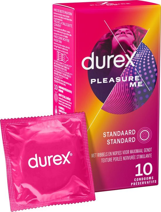 Durex Condooms Pleasure Me - met ribbels - 10 stuks