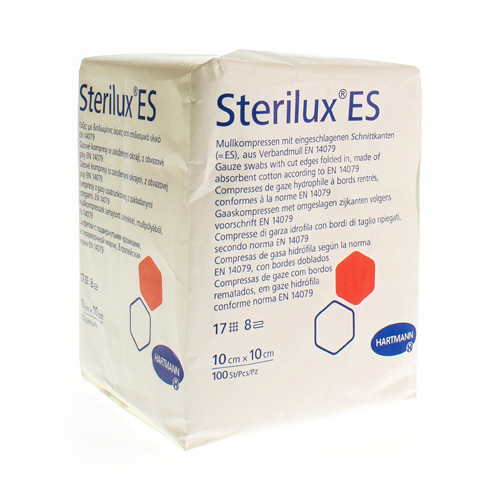 Sterilux ES kompressen 10 x 10 cm 100 stuks