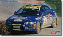 Hasegawa 1/24 Subaru Impreza 1996 Rally New Zeeland meerkleurig