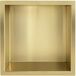 Wiesbaden Demis Inbouwnis - 30x30x7cm - Geborsteld Messing