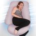 Goodivery ® coussin de maternité en forme de J - Beige
