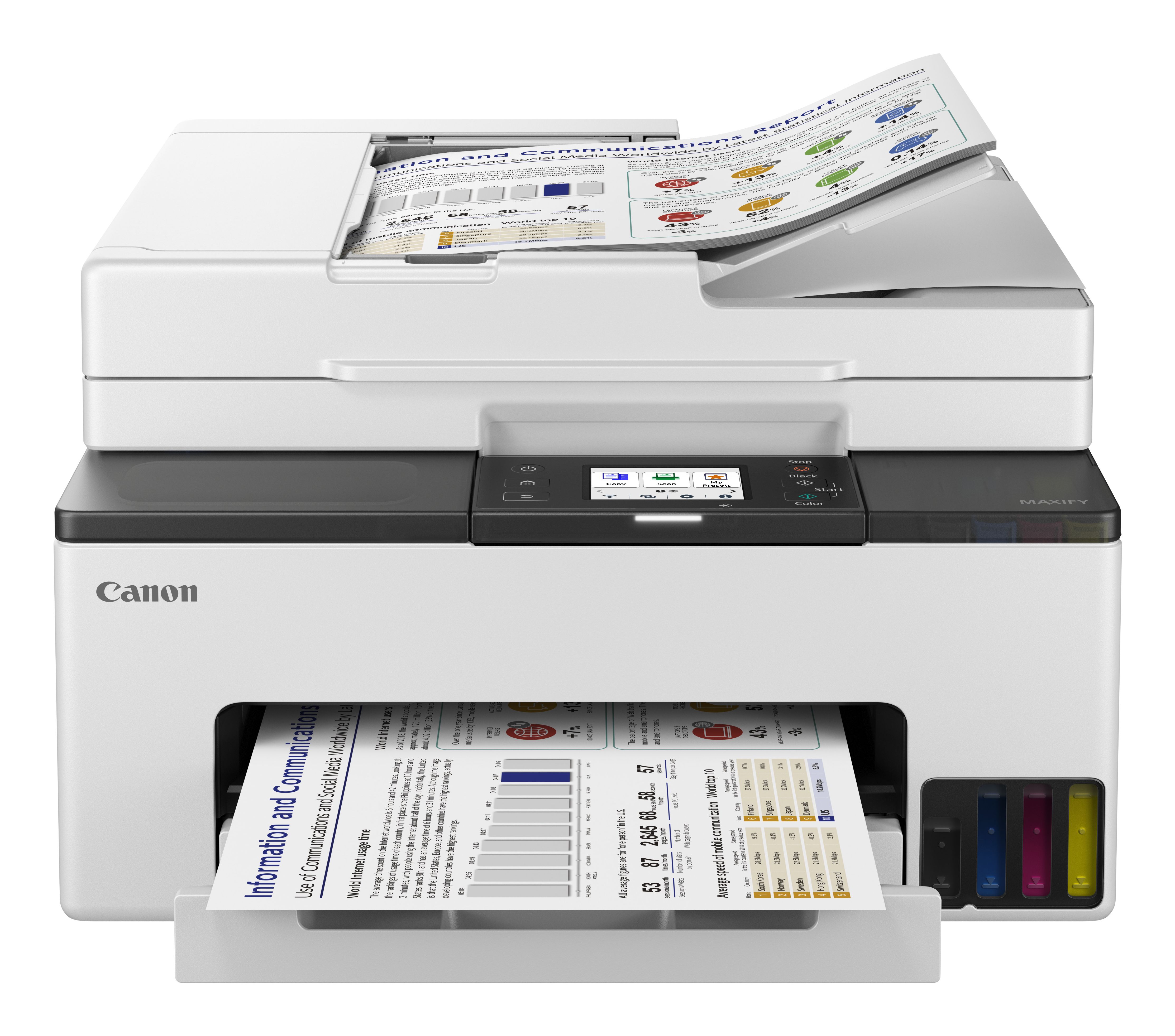 Canon MAXIFY GX2050 - Multifunctionele Inkjet Printer - A4 - Wifi - Inktank