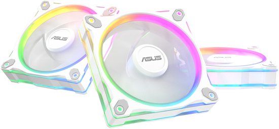 ASUS Prime MR120 Fan ARGB White 3in1 Computer behuizing Ventilator 12 cm Wit