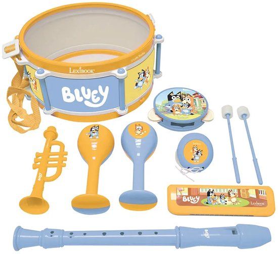 LEXIBOOK Bluey Muziekset 7 stuks
