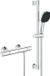 GROHE Precision Trend thermostaatdouchesysteem, Vitalio Comfort 110 douchekop met 3 straalpatronen, 60 cm stang, waterbesparend, chroom (34237003)
