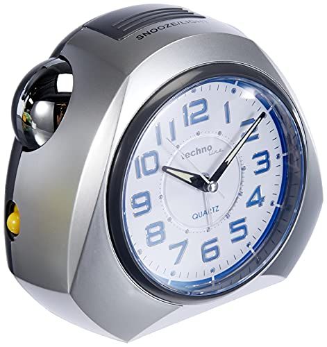 Technoline Kwartswekker XXL - Extra Groot - Sluimerfunctie - Verlichte Cijfers